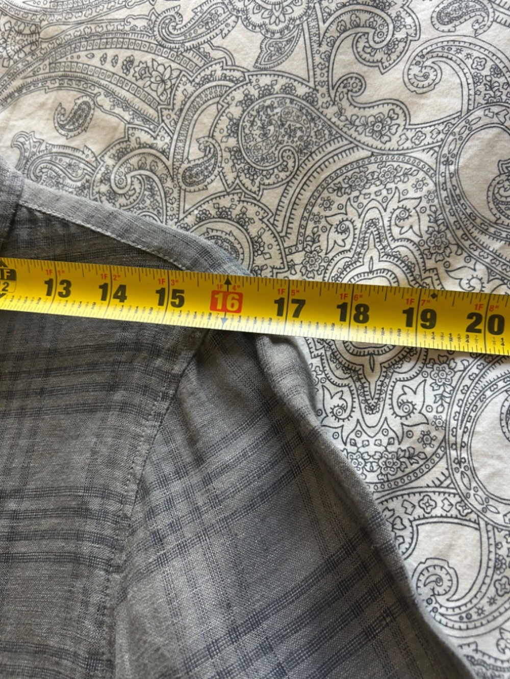 Linen Button front tunic - Picture 7 of 9